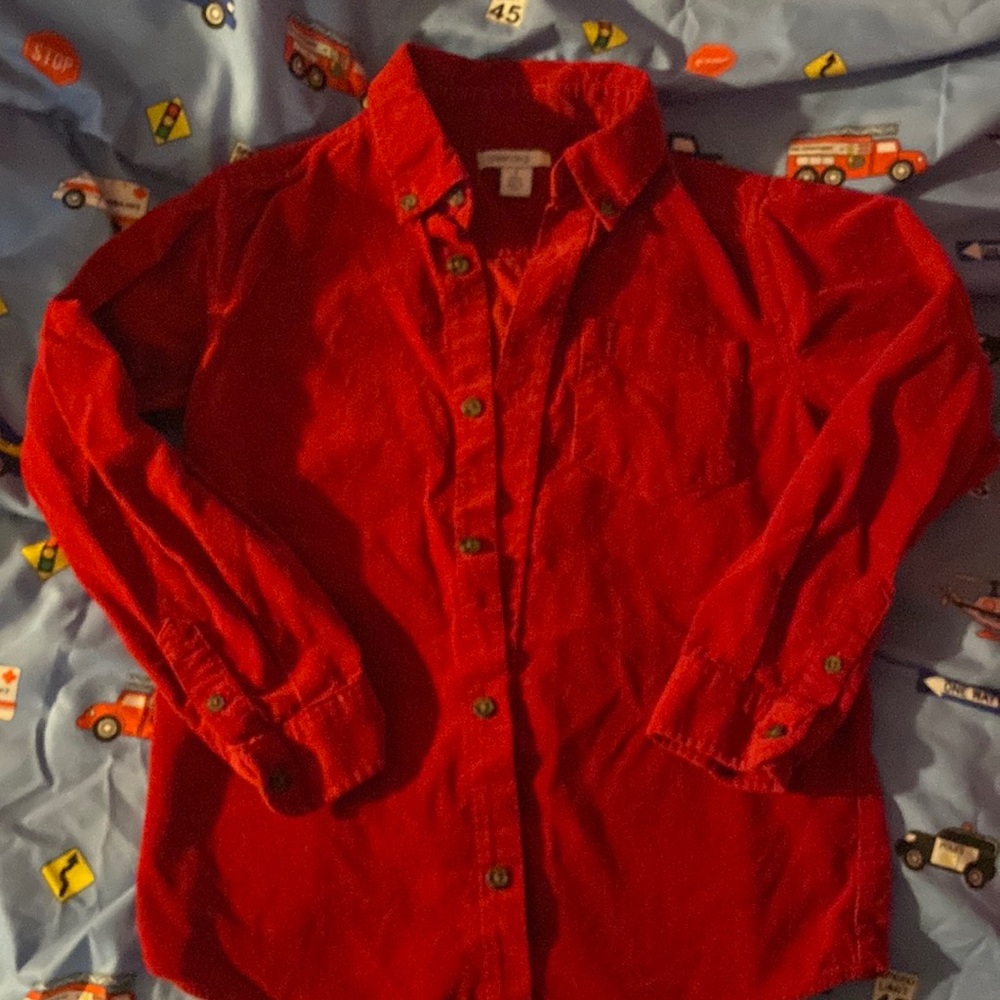 One pocket button down shirt